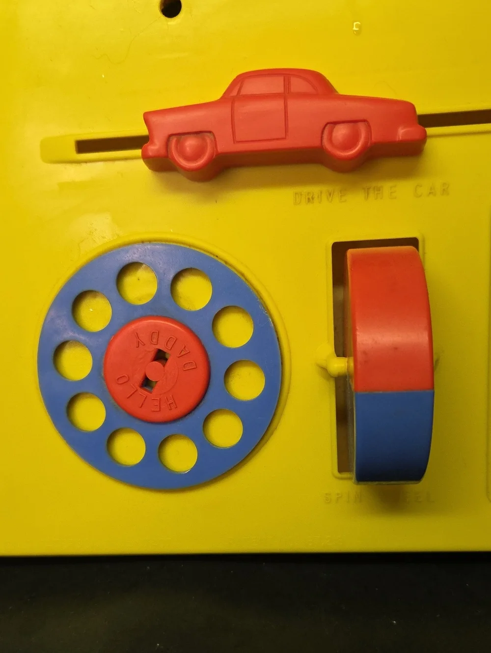 Vintage Kohner No.505 Busy‎ Box Crib Toy Made In USA
